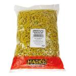 Elastici diametro 8 cm 1 kg gomma giallo Markin Y525G080X15 - 1855