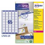Etichette adesive L7651 in carta angoli arrotondati laser permanenti 25 fogli - 1822