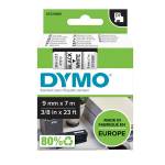 Nastro D1 409130 - 9 mm x 7 mt - nero-bianco - Dymo - S0720680 - 5411313409131 - DMwebShop