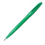 Pennarello Sign Pen S520 punta feltro - punta 2 mm - verde - conf. 12 pezzi - Pentel - S520-D - 3474370520043 - DMwebShop