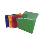 Portadocumenti a soffietto Ice 6 tasche 22 x 30 cm PP colori assortiti - 535