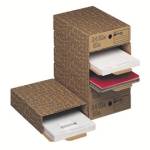 Scatola archivio A4 File 26 x 8 x 35 cm avana Esselte - 4107