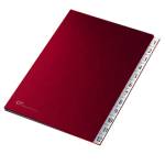 Classificatore numerico 1,12,24 x 34 cm rosso - 7641