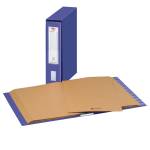 Classificatore numerico Mec 12 cartelline 3 lembi 23 x 32 cm dorso 7 cm blu - 7656