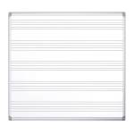 Lavagna magnetica Maya Musica pentagramma musicale 120 x 120 cm - 5390