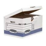 Scatola archivio System con coperchio a ribalta 37,8 x 29,3 x 54,5 cm bianco - 7647