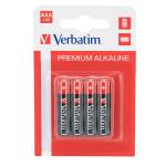 Scatola 4 Pile alkaline mini stilo AAA - Verbatim - 49920 - 23942499206 - DMwebShop