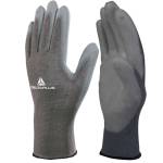 Guanti di precisione VE702PG - poliestere - palmo in poliuretano - taglia 08 - grigio - conf. 12 pezzi - Deltaplus - VE702PG08 - 3295249125745 - DMwebShop