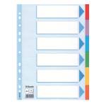 Intercalare cartoncino - 6 tasti colorati - A4 - Esselte - 100192 - 5902812001914 - DMwebShop