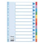 Intercalare cartoncino - 12 tasti colorati - A4 - Esselte - 100194 - 5902812001945 - DMwebShop