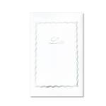 Taschetta 10 biglietti 10 buste Lutto bianco 90 x 140 mm 240 gr - 8435