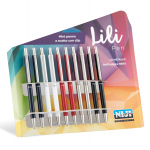 Penna mini a scatto da agenda - colori assortiti - Italiana - conf. 10 pezzi - Lebez - 1301 - 8007509013014 - DMwebShop
