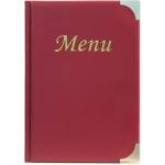 PortaMenu' Basic - A5 - 23,7 x 17 cm - PVC - bordeaux - 4+2 buste fisse incluse - Securit - MC-BRA5-WR - 8718226497420 - DMwebShop