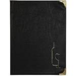 Carta dei vini Basic - A4 - 31,5 x 24 cm - PVC - nero - 4+2 buste fisse incluse - Securit - MC-BRWC-BL - 8717624240843 - DMwebShop
