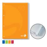 Blocco notes 90 A4 collato lato lungo 1 rigo 50 fogli 90 gr 4 fori - 9329