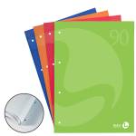 Blocco notes 90 A4 collato lato lungo quadretti 4 mm 50 fogli 90 gr 4 fori - 9328