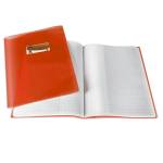 Coprimaxi PT1 F con alette A4 PP liscio trasparente rosso - 9832