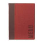 PortaMenu Trendy 1 inserto doppio incluso A4,24 x 34 cm bordeaux - 9582