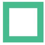 Fustella motivo quadrato dimensione sagoma 25 mm - 10609