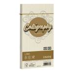 Buste Calligraphy Lino - 110 x 220 mm - 120 gr - avorio 02 - conf. 25 pezzi - Favini - A57Q514 - 8007057617696 - DMwebShop