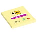 Blocco foglietti Super Sticky - giallo Canary - 101 x 101 mm - a righe - 70 fogli - conf. 3 pezzi - Post-it - 7100234641 - 51141998817 - DMwebShop