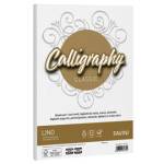 Carta Calligraphy Lino A4,120 gr bianco 01 confezione 50 fogli - 10214