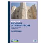 Blocco proposte commissione - 33-33-33 copie autoricopianti - 29,7 x 21,5 cm - Data Ufficio - DU1672C3300 - 8008842585480 - DMwebShop