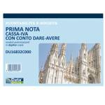 Blocco prima nota cassa-Iva con conto dare-avere - 50-50 copie autoricalcanti - 21,5 x 29,7 cm - Data Ufficio - DU16832C000 - 8008842585596 - DMwebShop