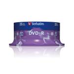 Scatola 25 DVD R serigrafato 4,7Gb Verbatim 43500 - 11862