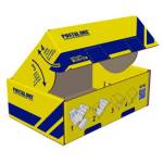 Scatola spedizioni Postal Box - mt - 36 x 24 x 12 cm - giallo-blu - Blasetti - 0422 - 8007758014220 - DMwebShop