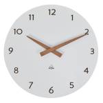 Orologio da parete HorMilena diametro 30 cm bianco legno - 3614