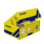 Scatola spedizioni Postal Box S 26 x 19 x 10 cm giallo blu - 18486