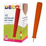 Punteruolo per carta - 9 cm - conf. 12 pezzi - Deco - 1583 - 8004957001983 - DMwebShop
