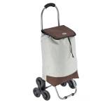 Trolley spesa Trio - 25 lt - beige-noce - King Collection - T1407101 - 8023755054724 - DMwebShop