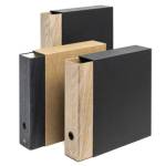 Registratore con custodia Wood - 23 x 33 cm - dorso 8 cm - colori assortiti - Colorosa - 36WRC8.1 - 8004428058003 - DMwebShop