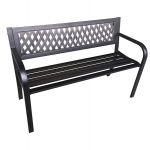 Panca da giardino Boulevard - in acciaio e ABS - 75 x 50 x 120 cm - Garden Friend - P1362222 - 8023755054892 - DMwebShop