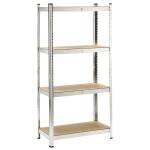 Scaffale in metallo e MFD - 4 ripiani - Garden Friend - S1851044 - 8023755054564 - DMwebShop