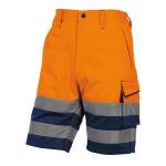 Bermuda da lavoro PHBE2 - alta visibilita' - panostyle - taglia XL - arancio fluo - Deltaplus - PHBE2OMXG - 3295249215774 - DMwebShop