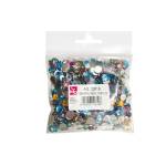 Gemme Kristall tonde diametro 6,10 mm colori assortiti - 21335