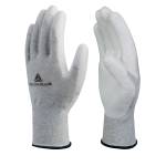 Guanti antistatico VE702PESD poliestere carbonio taglia 08 bianco - 23513