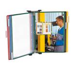 Kit leggio da muro 10 buste A3 metallo multicolor - 23253