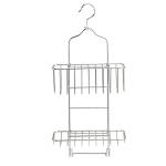 Mensola con gancio 2 ripiani rifinitura a specchio - 24201