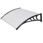 Pensilina modulare 120 x 80 cm policarbonato compatto satinato opalino - 25000