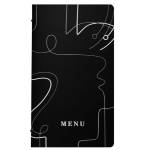 PortaMenu linea Linee 18x31,6 cm nero - 24956