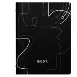 PortaMenu linea Linee A4,24,6x31,6 cm nero - 24954