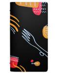 PortaMenu linea Spaghetti 18x31,6 cm nero - 24938