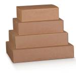 Scatola box per asporto linea Boite 40x32x12 cm avana - 22415