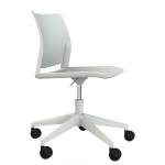 Seduta Home Office Alpha APGB senza braccioli bianco - 21258