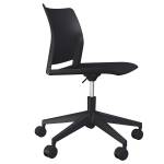 Seduta Home Office Alpha APGN senza braccioli nero - 21257