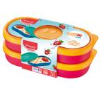 Snack box Picnik Concept rosa corallo set 2 pezzi - 24385